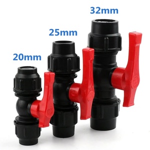 Raccord rapide pour tuyau d'irrigation agricole MDPE, vanne à bille rapide pour jardinage - Product Image 2