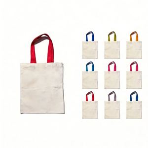 Sac fourre-tout en toile de coton imprimé sur mesure - Sac de courses écologique et doux pour la publicité, cadeau promotionnel en gros pour les salons professionnels - Product Image 2