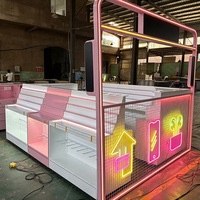 Vitrine d'exposition pour téléphones portables avec éclairage LED, personnalisable pour centres commerciaux et magasins de détail, présentoir numérique pour téléphones