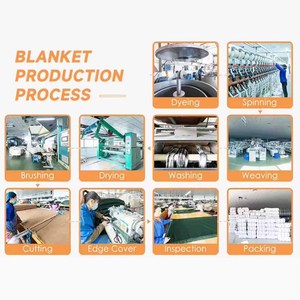 DAHAI <span class=keywords><strong>Couverture</strong></span> <span class=keywords><strong>en</strong></span> <span class=keywords><strong>laine</strong></span> tissée épaisse, de taille idéale, durable, chaude et écologique pour la décoration de chambre bohème, de lit ou de bureau - Product Image 4