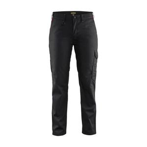 BLAKLADER - 710418009956D25 Pantalon de l'industrie pour femmes Noir/Rouge-PANTALON DE TRAVAIL EAN 7330509487051 PANTALON DE TRAVAIL CARGO - Product Image 1