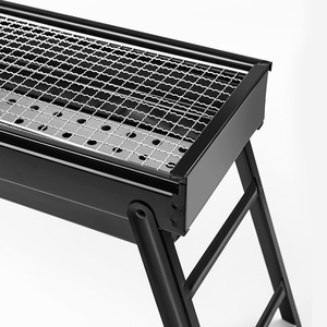 <span class=keywords><strong>Barbecue</strong></span> au charbon de bois pliable sans fumée <span class=keywords><strong>Zibo</strong></span> avec conception détachable et revêtement nano pour une utilisation en extérieur et à domicile - Product Image 4