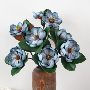 Flores Artificiales de <span class=keywords><strong>Magnolia</strong></span> <span class=keywords><strong>Grandiflora</strong></span> de 71 cm, Suaves como la Seda, Decoración para el Año Nuevo Chino y Navidad, Directo de Fábrica - Product Image 3