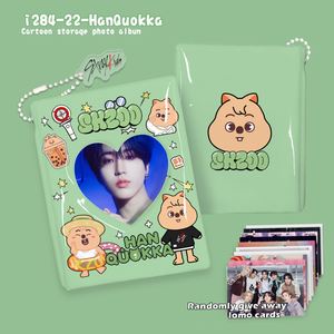 Mini album photo Kawaii avec chaînes, 20 pochettes pour 40 cartes, album de rangement pour petites cartes, mignon et dessin animé - Product Image 5