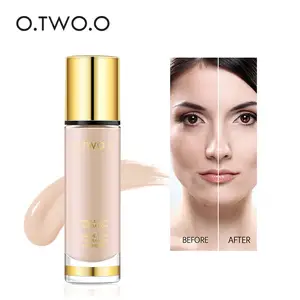 O.TWO.O 8 Colors All Skin Type Liquid Foundation Brighten Whitening Foundation Base Easy Wear Full Coverage