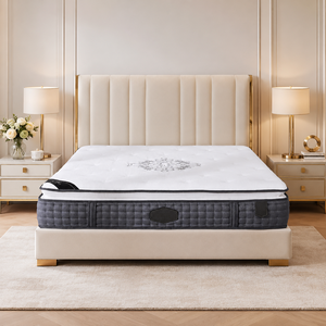 Colchón Transpirable con Muelles Ensacados Individuales y <span class=keywords><strong>Aislamiento</strong></span> <span class=keywords><strong>de</strong></span> Movimiento, Tipo Hotel <span class=keywords><strong>Cinco</strong></span> Estrellas, en Caja, con 5 o 7 Zonas <span class=keywords><strong>de</strong></span> Soporte - Product Image 1
