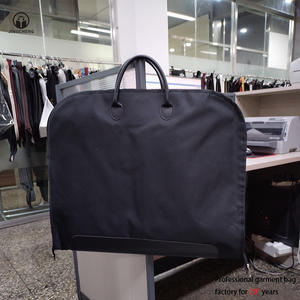 Bolsa de Ropa Oxford y con Asas de Cuero, Funda para <span class=keywords><strong>Traje</strong></span> con Logotipo Personalizado para Viajes/Almacenamiento - Product Image 1