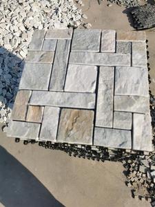 Tự nhiên gỉ <span class=keywords><strong>Slate</strong></span> chia bề mặt không trượt gạch lát sàn lát hồ bơi decking gạch chống trượt - Product Image 2