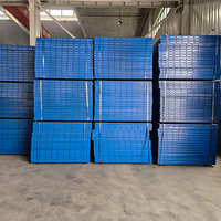 Coffrage en acier modulaire de 5 mm d'épaisseur, à assemblage rapide, directement de l'usine, adapté à la construction de fondations de lampadaires