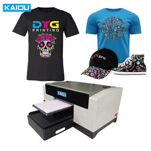 DTG Printer A3 Direct To Garment Inkjet Tee shirt Printing Machine Smart T shirt Printer Free Computer