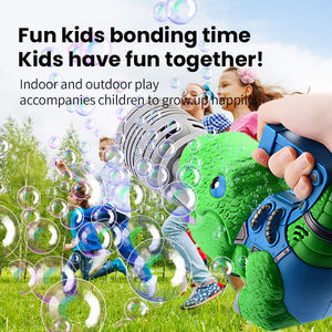 Pistolet à bulles électrique en forme de requin ou de crocodile, avec lumières et musique, automatique, solution 150 ml, jouet d'été pour enfants, cadeau pour l'extérieur - Product Image 4