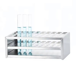 Soporte para Tubos de Ensayo de Acero Inoxidable de 13 mm y 16 mm, Soporte para Tubos de Centrífuga, Equipo de Laboratorio - Product Image 1