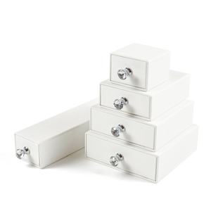 Crown Win Small Drawer Rigid <b>Cardboard</b> Boxes Sponge Lined Embossing Recyclable Eco-Friendly Packaging Protective Express - Product Image 2