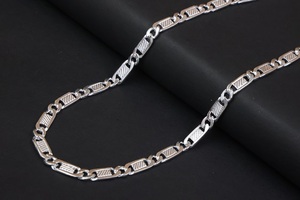 สร้อยคอเงินแท้ชุบโรเดียม 64% SATVA SILVER เครื่องประดับแฟชั่นสำหรับผู้หญิงผู้ชาย สวมใส่ได้ทุกวันและงานปาร์ตี้ - Product Image 2