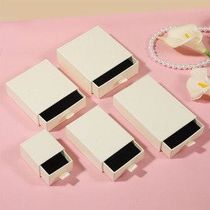 Nhà Máy Sang Trọng Tùy Chỉnh Kraft Giỏ Hàng Bao Bì Hộp Ngăn Kéo Phong Cách Đối Với Trang Sức Với Nhung Khay Và Chủ - Product Image 3