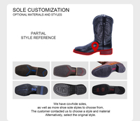 Vente en gros de bottes de cowboy West personnalisées bottes de cowboy en cuir marron de luxe bottes de cowboy Goodyear Welt talon épais bout carré bottes de cowboy pour hommes