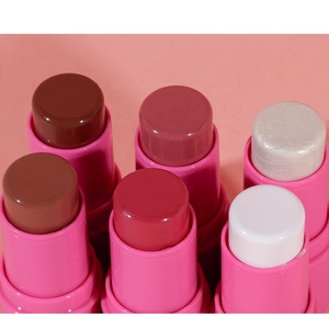 Venta al por mayor de Maquillaje Mineral en barra impermeable de larga duración multifuncional contorno resaltar bronceador rubor facial - Product Image 3