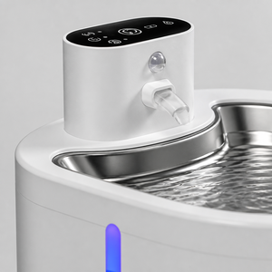 YAOYUE Smart Pet Water Fountain for <strong>Cats</strong> and Dogs, 3.5L Rechargeable Stainless Steel Dispenser with Infrared Sensor - Product Image 5