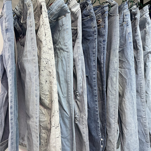 Direct usine denim jean blanc seconde main hiver mode design bas prix pour <span class=keywords><strong>stock</strong></span> de gros - Product Image 5