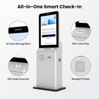 Terminal de paiement automatique pour hôtel à écran tactile, prise en charge SDK pour l'enregistrement en libre-service avec paiement en espèces