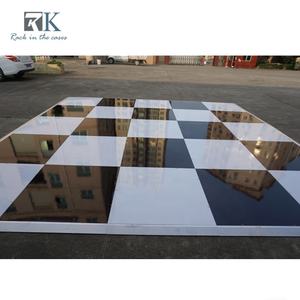 Piso de Baile a Cuadros Blanco y Negro para Decoración de Bodas, Instalación Rápida - Product Image 2