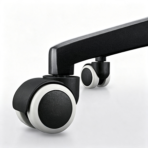 Ruedas silenciosas con revestimiento de PU de 45dB, rodamiento suave y silencioso, ideales para usar de noche, juego de 4 ruedas para muebles de alta resistencia. - Product Image 6