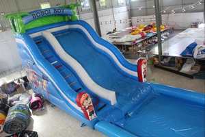 Toboggan aquatique gonflable en PVC pour enfants, idéal pour la maison et l'école, utilisation intérieure/extérieure - Offre spéciale - Product Image 5