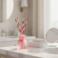 GOOPURE C-89 Flacon diffuseur flottant vide avec sérigraphie en verre pour aromathérapie