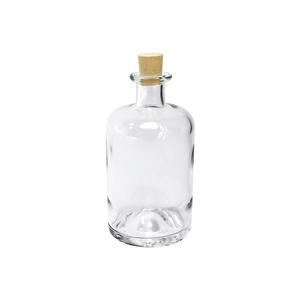 Pharmacy Bottle 8 Pack <b>Clear</b> Glass With Cork Stopper Storage <b>Container</b> - Product Image 1
