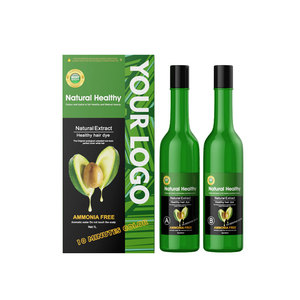 Joynna Marque privée Couverture 100% 500 Teinture pour cheveux gris ML * 2 Fabrication originale Couleur de cheveux noire unisexe <span class=keywords><strong>Gel</strong></span> de teinture pour cheveux au <span class=keywords><strong>vinaigre</strong></span> de fruits - Product Image 1