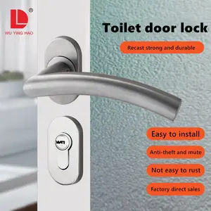 American Heavy Duty Style toilet bathroom Passage Lock Privacy latch Door Handle lever lock shower lever handle
