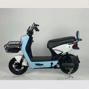 Vélo électrique urbain 48V 350W avec moteur arrière de 14 pouces, 3 vitesses, autonomie de 40-60 km, vélo électrique pour adultes, vélo de banlieue avec panier - Product Image 4