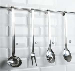 Cuillère à badigeonner en acier inoxydable à fente standard de 11/13/15/18 pouces pour cuisine commerciale - Product Image 1