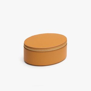 Portable Pu Leather Small Organizer <b>Necklace</b> Earrings Ring Storage Travel <b>Jewelry</b> <b>Box</b> With Pouch - Product Image 1