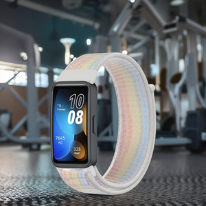 Bracelet de montre sport réglable multicolore respirant en nylon pour <span class=keywords><strong>Huawei</strong></span> 9 8 - Product Image 5