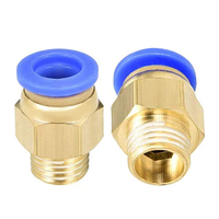 Raccords de tuyaux pneumatiques à Air de 4mm, 6mm, 8mm, 12mm, raccords pneumatiques à une touche
