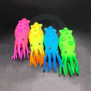 ของเล่นปลาหมึกยืดหยุ่น TPR นุ่มรุ่นใหม่สำหรับเด็ก ของเล่นบีบคลายเครียด - Product Image 6