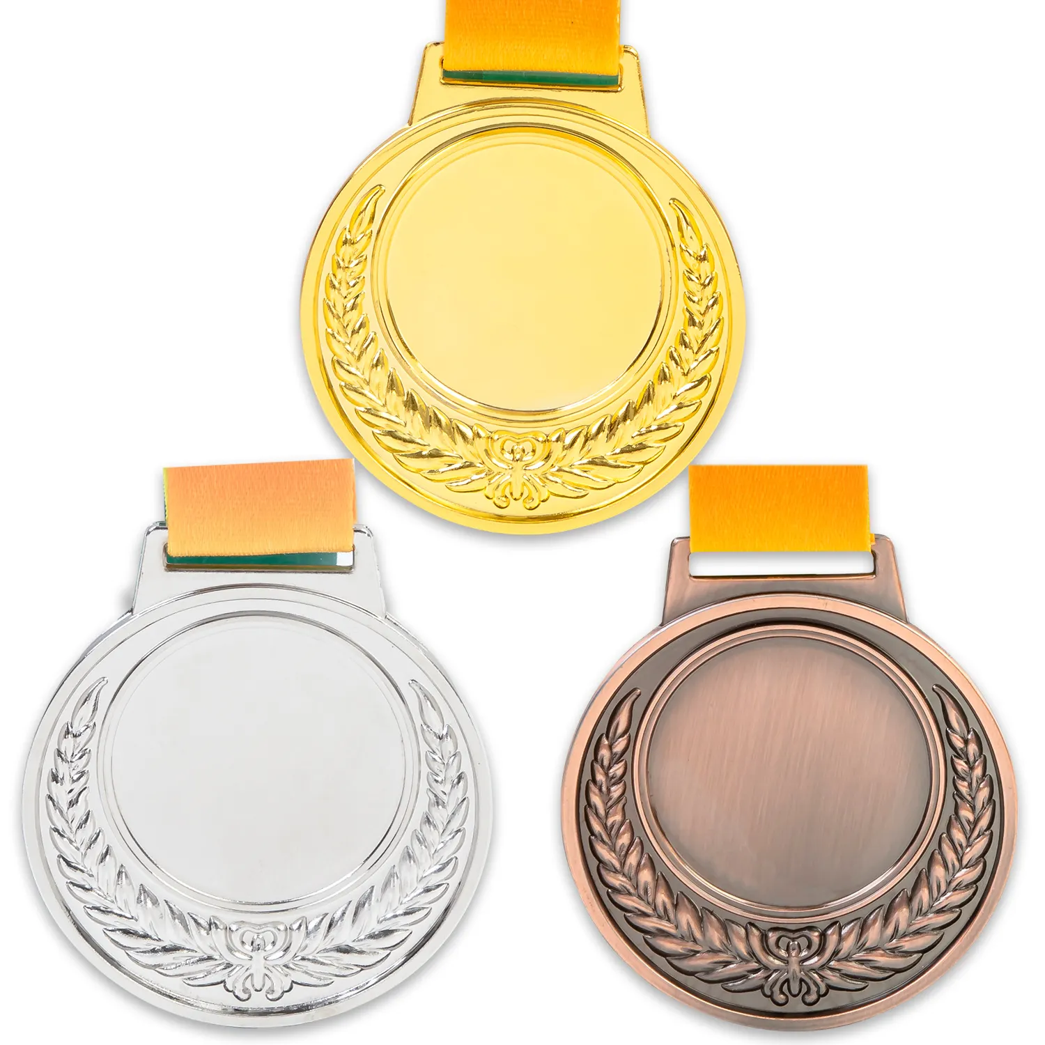 Medallón de oro, medalla de premio pequeña con cinta, premios para eventos, deporte, medalla en blanco personalizada, medallas de Taekwondo, regalo
