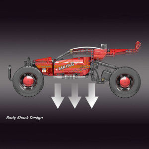 Mould King 18019BS Kit de Voiture d'Escalade Hurricane Contrôlée par Application MOC DIY, Ensemble de Modèles de Voitures de Collection, Blocs de Construction de Véhicules d'Escalade - Product Image 5