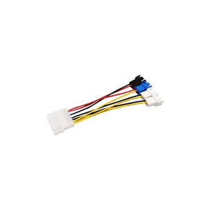 Заводская Настройка адаптера конвертер кабель IDE Molex 4Pin в 4X 3Pin корпус охлаждающий вентилятор силовой кабель - Product Image 2