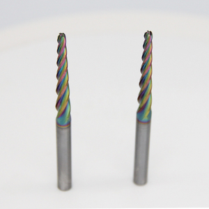 Tùy chỉnh ODM/OEM giảm dần CNC rắn tungsten <span class=keywords><strong>carbide</strong></span> bóng mũi <span class=keywords><strong>End</strong></span> Mill Cutter tráng với altin & tin cho côn công cụ phay - Product Image 3