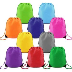 Wholesale 420D Polyester Waterproof Zipper Shoulder Closure Folding <b>Backpack</b> Eco-Friendly <b>Recyclable</b> Customizable Logo Gym Sport - Product Image 1