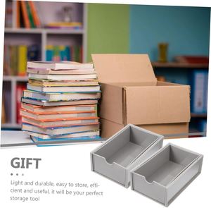 <b>Small</b> Eco-Friendly PP Multifunctional Modern Desktop Storage Box 5kg Capacity Stackable Combination <b>Drawer</b> Organizing Case Desk - Product Image 6