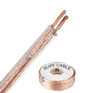 Câble audio 2 conducteurs en cuivre pur, prix usine, 1 mm / 1,5 mm / 2,5 mm, câble d'alimentation isolé en PVC - Product Image 3