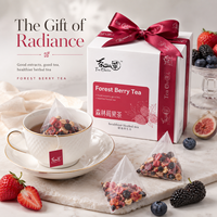 Bulk Aankoop Gemengde Premium Multi-Berry Thee 150g 5 Zakjes Gevriesdroogde Kiwi Biologische Cafeïnevrije Gezondheidsthee