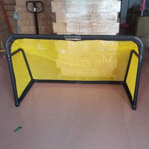 Fácil <span class=keywords><strong>de</strong></span> abrir amarillo y negro 5x3 pies plegable aleación <span class=keywords><strong>de</strong></span> aluminio portátil fútbol portería con <span class=keywords><strong>Red</strong></span> - Product Image 1