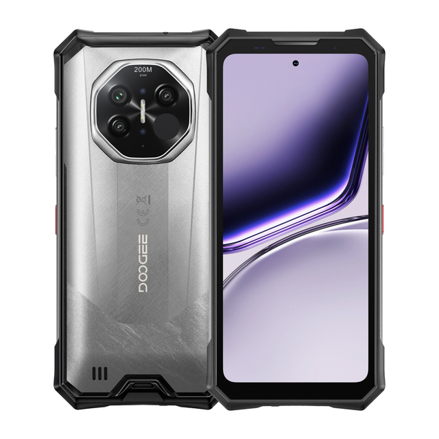 Doogee S300 Plus Thermal Rugged Phone 6.78inch 200MP Main Camera 11000mAh 120HZ Android 16 NFC 12+1TB Smartphone POC Walkie Talk
