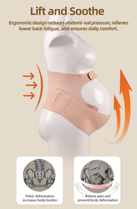 Mujer Barriga Vientre Abdominal <span class=keywords><strong>Embarazo</strong></span> Soporte Banda <span class=keywords><strong>El</strong></span>ástica Ajustable Maternidad Cinturón - Product Image 3