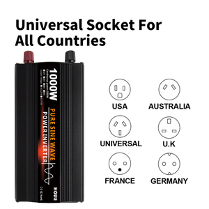 HOULI-inversor de onda sinusoidal pura, <span class=keywords><strong>convertidor</strong></span> de potencia de transformador DC <span class=keywords><strong>12v</strong></span> <span class=keywords><strong>a</strong></span> AC <span class=keywords><strong>220V</strong></span> <span class=keywords><strong>1000W</strong></span> - Product Image 4