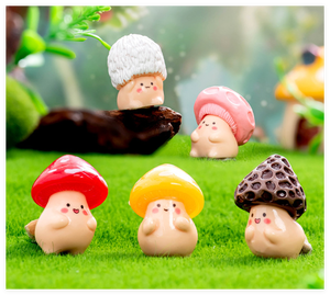 DIY Mini planta regalos artesanías decoración del hogar suculento cactus florero <span class=keywords><strong>cesta</strong></span> de frutas seta casa figuritas de hadas jardín en miniatura - Product Image 5